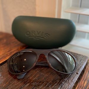 Orvis tri spectrum pano wrap tortoise sunglasses